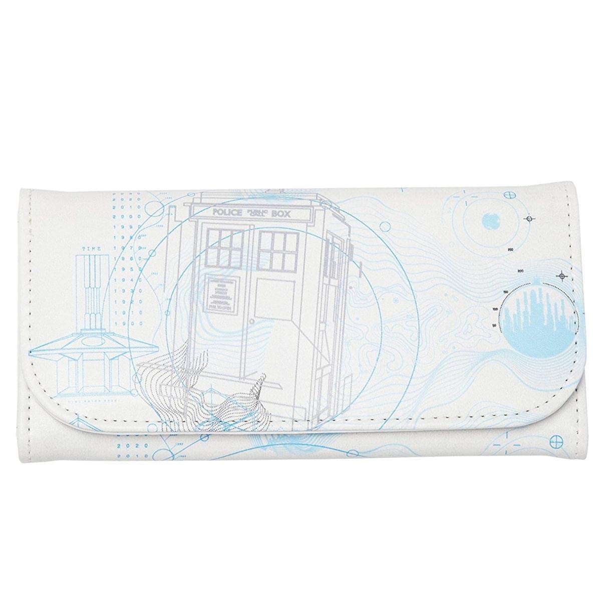 Foto 2 pulgar | Venta Internacional - Billetera Doctor Who Tardis Blanca para Mujer