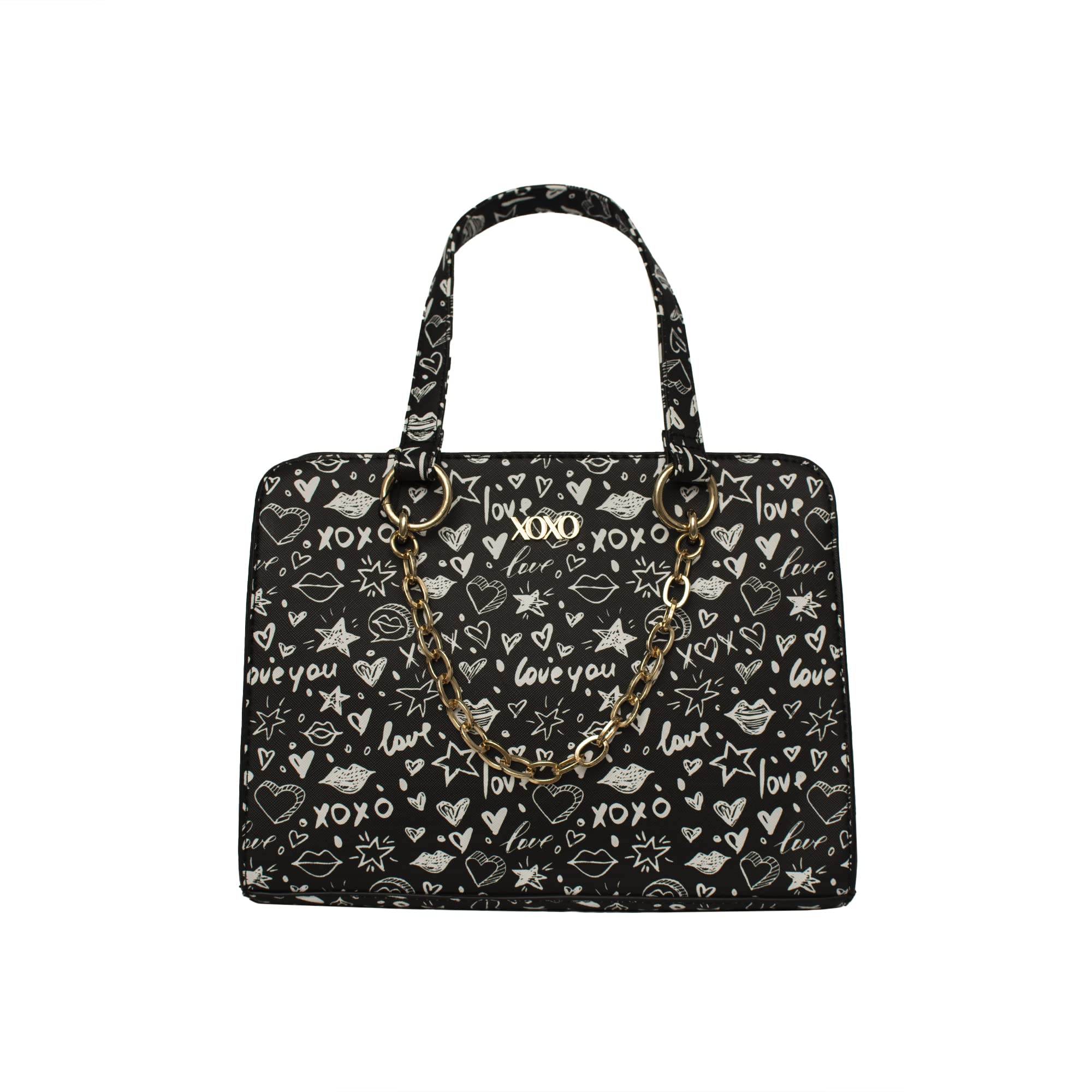 Foto 4 | Venta Internacional - Bolso de Mano Xoxo Satchel Negra