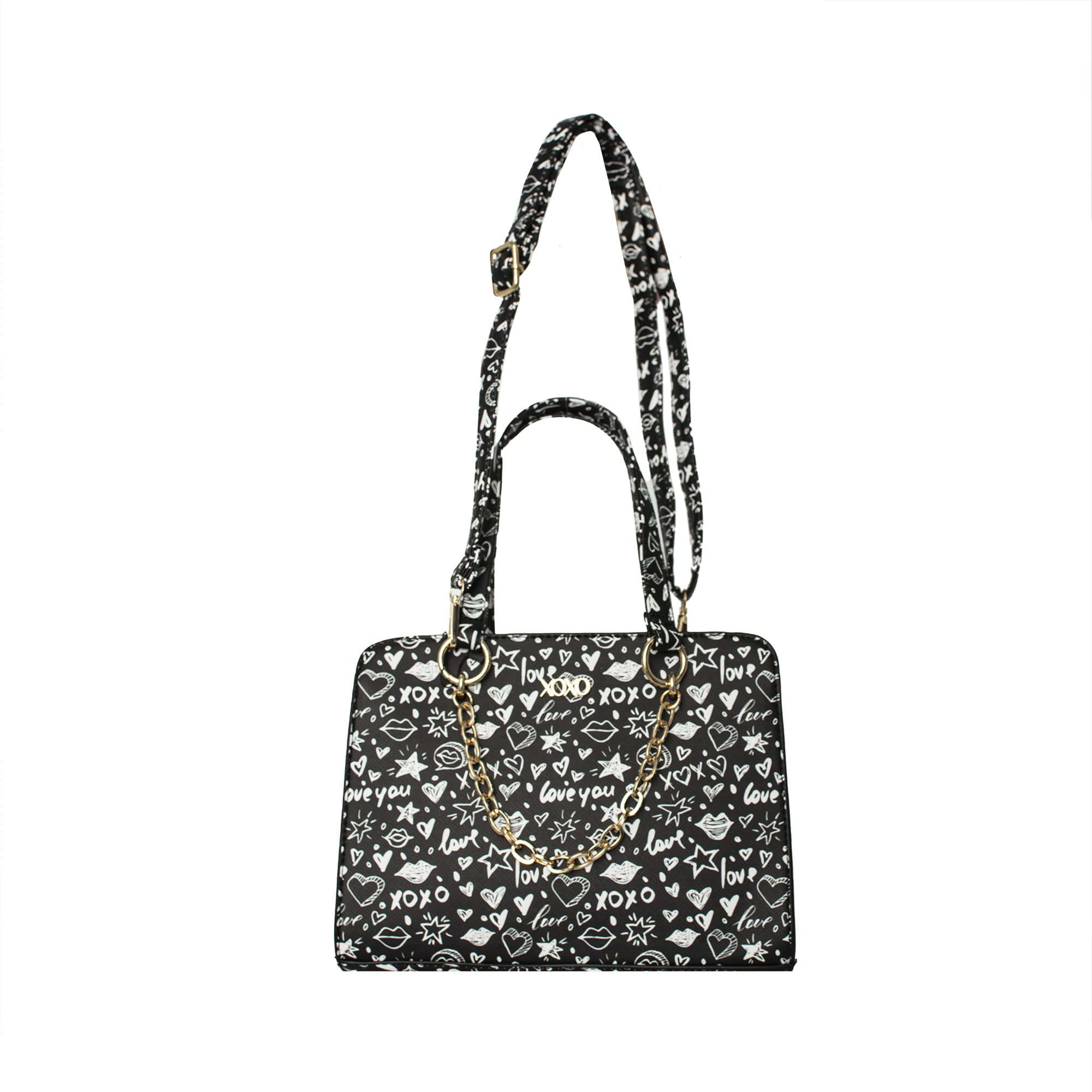 Foto 7 pulgar | Venta Internacional - Bolso de Mano Xoxo Satchel Negra