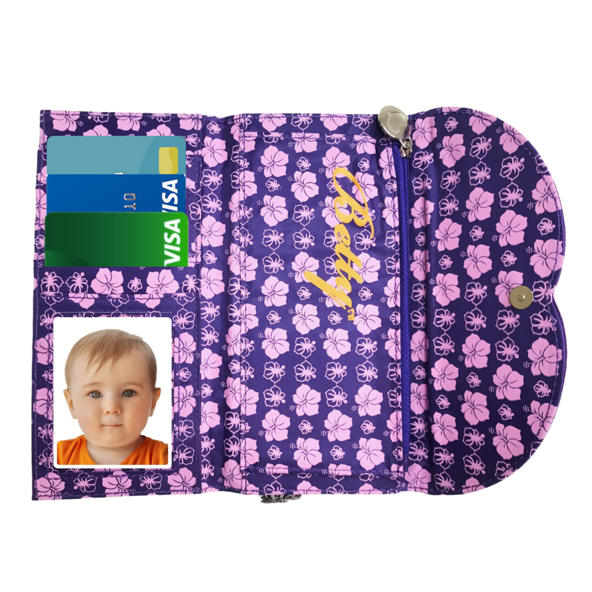 Foto 3 pulgar | Cartera de Betty Boop Bclf003 Púrpura para Mujer