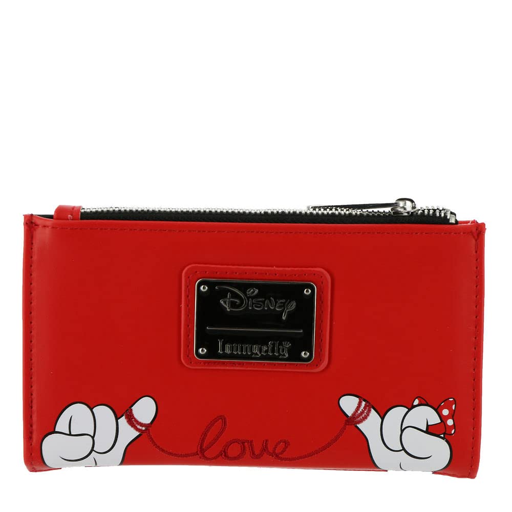 Foto 3 pulgar | Cartera Loungefly Disney Mickey y Minnie Valentines - Venta Internacional