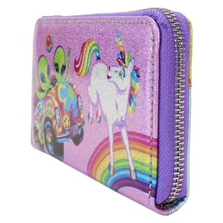 Foto 3 | Monedero Loungefly Lisa Frank con Bloques ce Colores y Cierre Alrededor - Venta Internacional