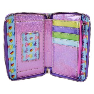 Foto 4 | Monedero Loungefly Lisa Frank con Bloques ce Colores y Cierre Alrededor - Venta Internacional
