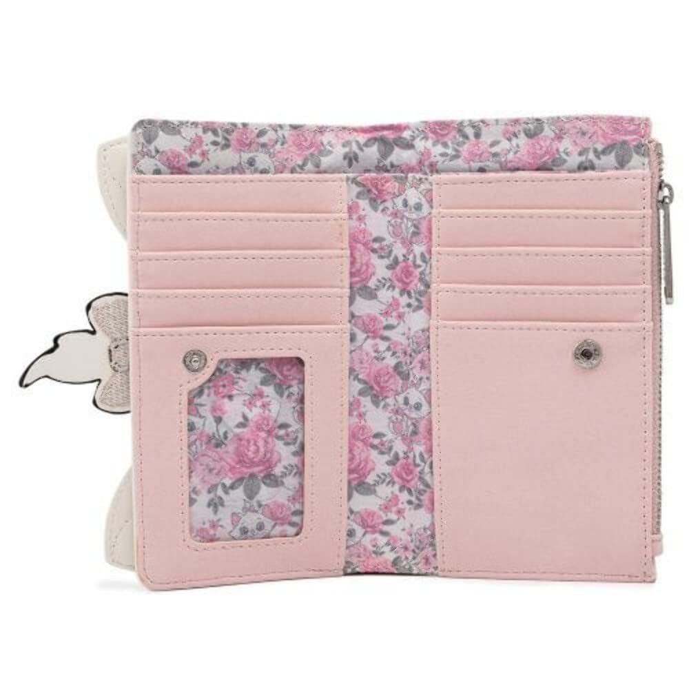 Foto 4 pulgar | Billetera Loungefly X Disney The Aristocats Marie Floral - Venta Internacional