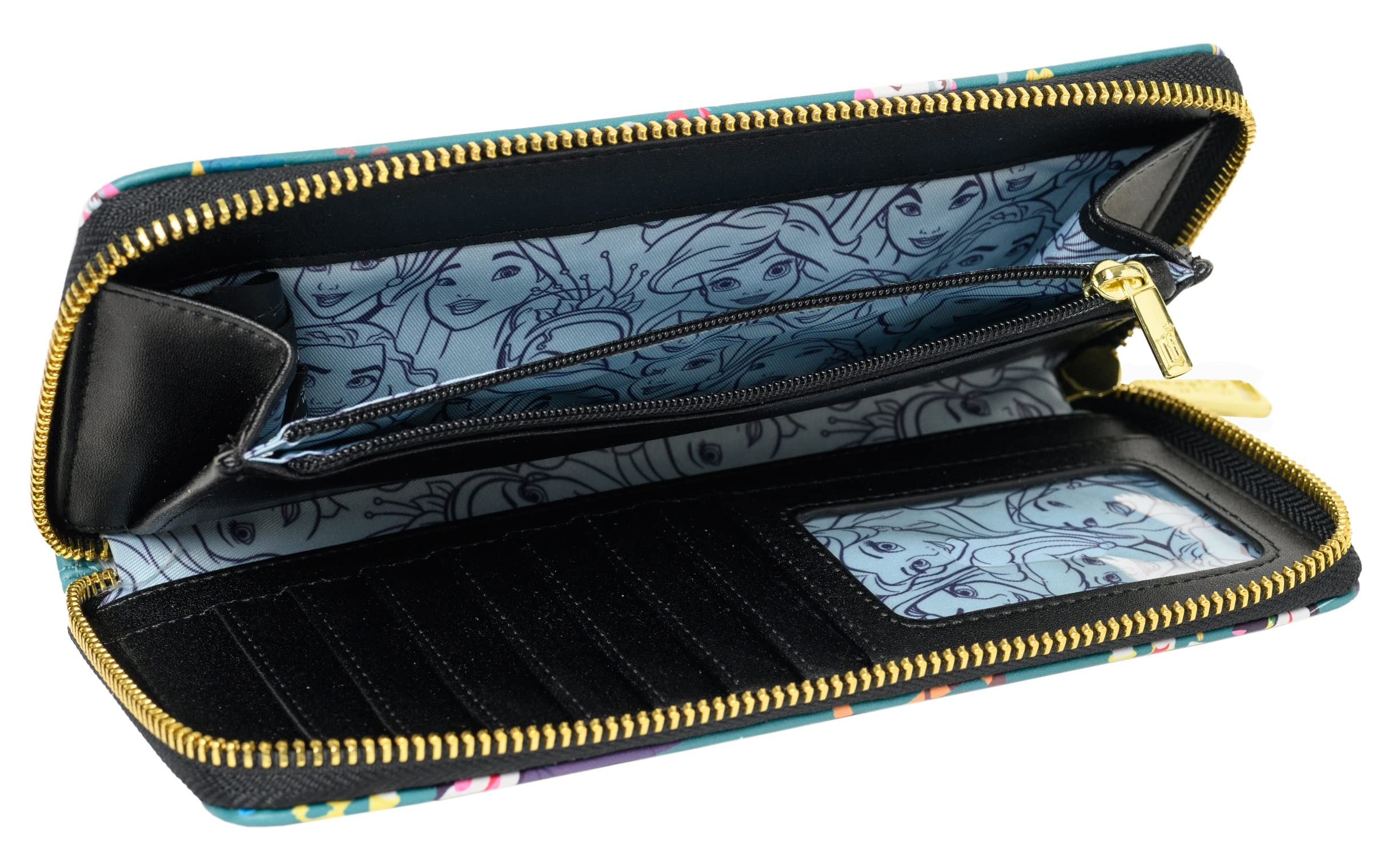 Foto 5 pulgar | Cartera Loungefly Disney Princess Sidekicks de Piel Saffiano - Venta Internacional