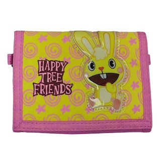 Foto 1 | Cartera Amarilla con Rosa Happy Tree Friends