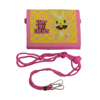 Foto 5 | Cartera Amarilla con Rosa Happy Tree Friends