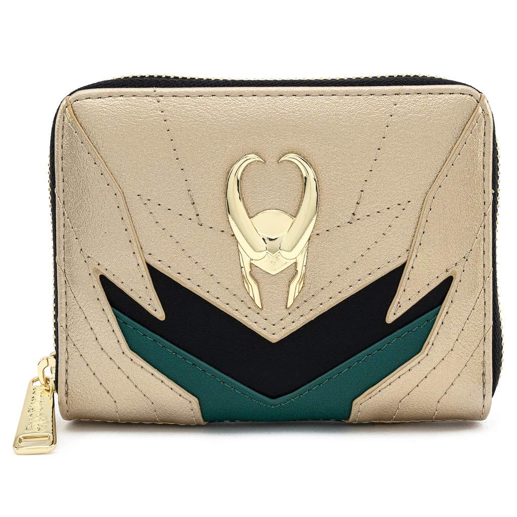 Foto 2 pulgar | Billetera Loungefly Marvel Loki Classic Cosplay con Cremallera - Venta Internacional