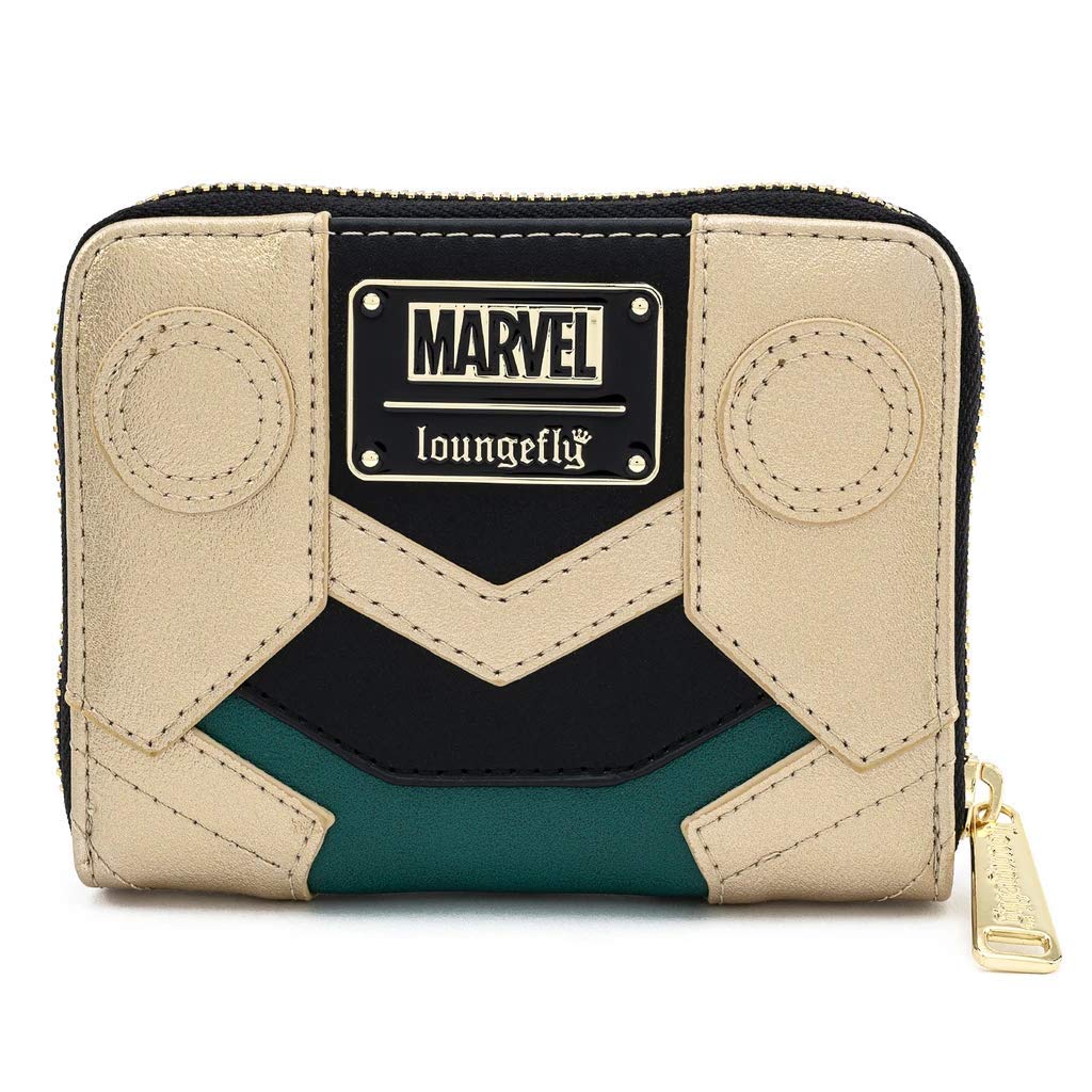 Foto 3 pulgar | Billetera Loungefly Marvel Loki Classic Cosplay con Cremallera - Venta Internacional