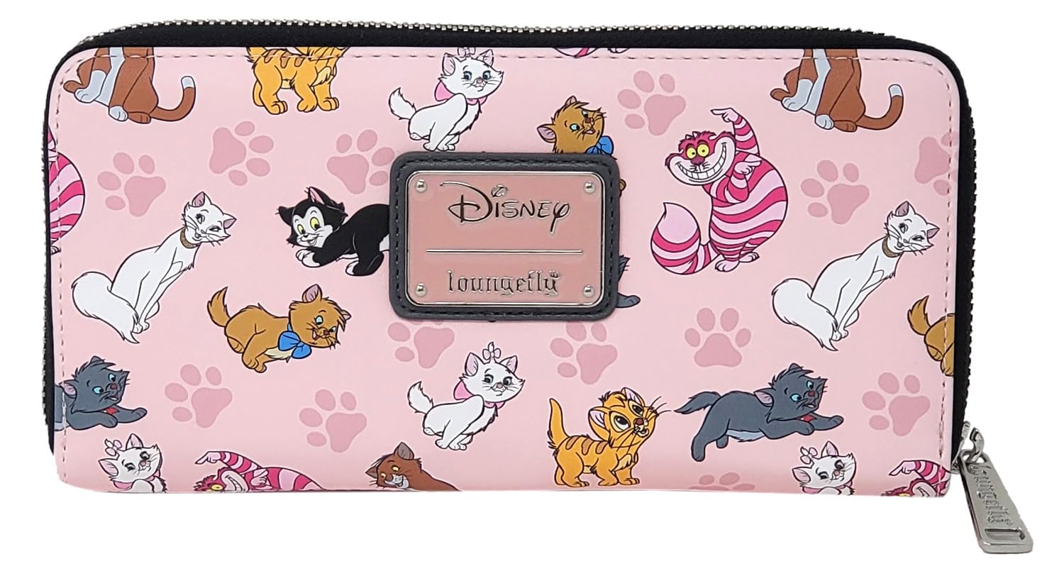Foto 2 pulgar | Cartera Tipo Cartera De Piel Sintética Loungefly Disney Cats - Venta Internacional