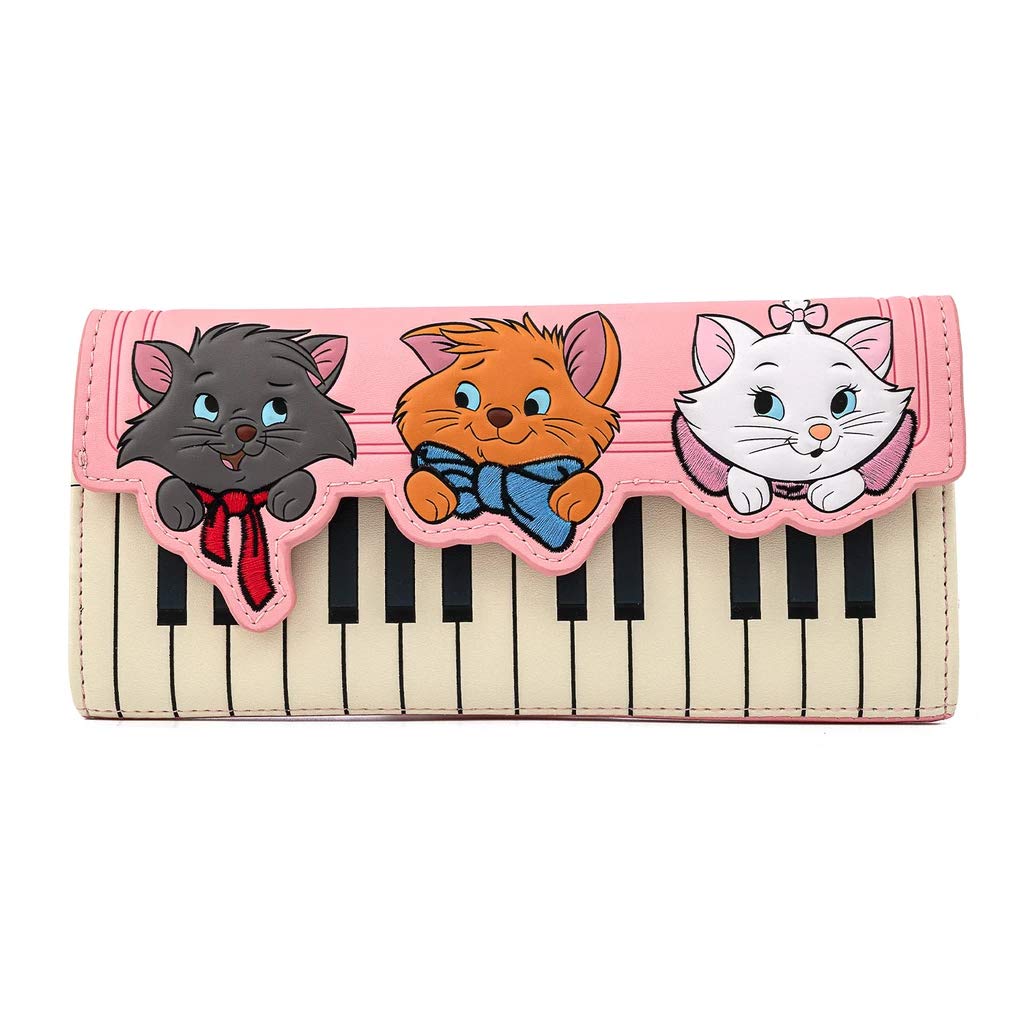 Foto 2 pulgar | Cartera Loungefly Disney Aristocats Piano Kitties De Piel Sintética - Venta Internacional