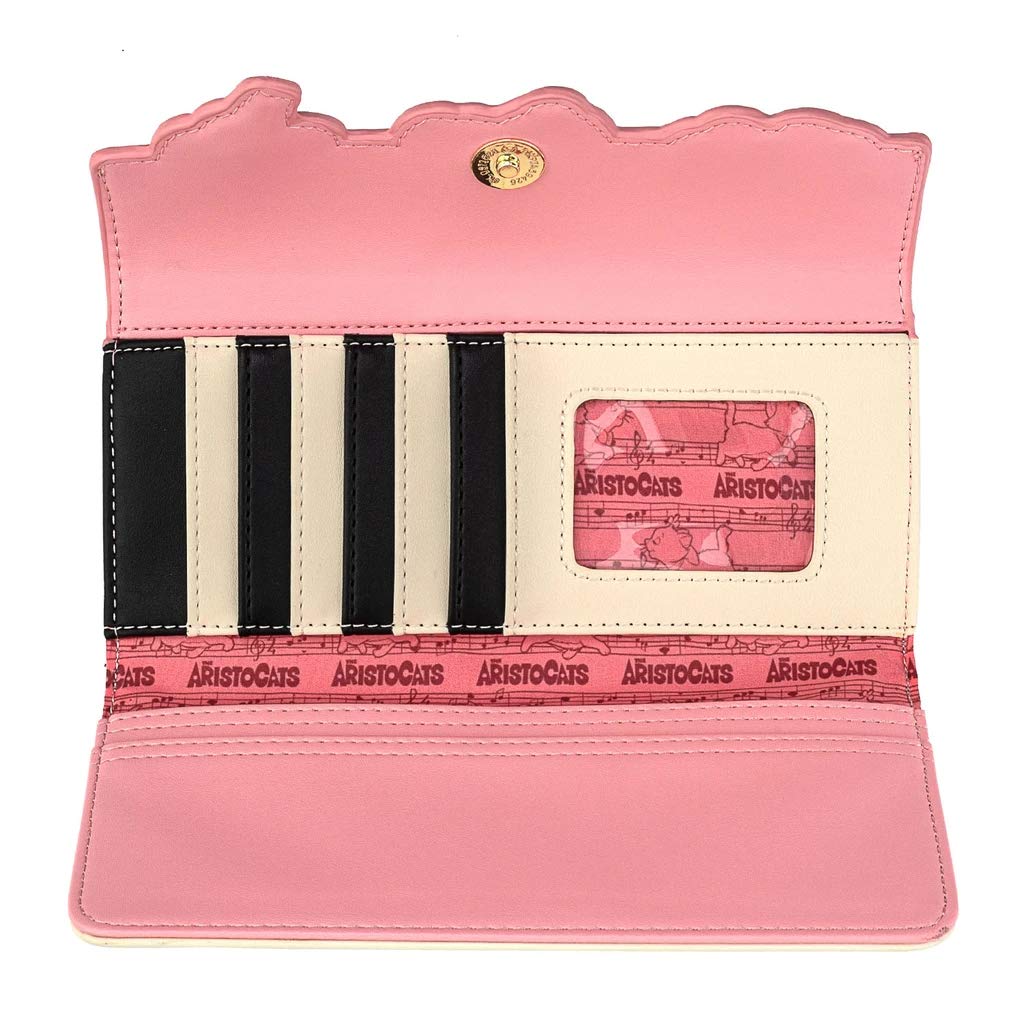 Foto 5 pulgar | Cartera Loungefly Disney Aristocats Piano Kitties De Piel Sintética - Venta Internacional