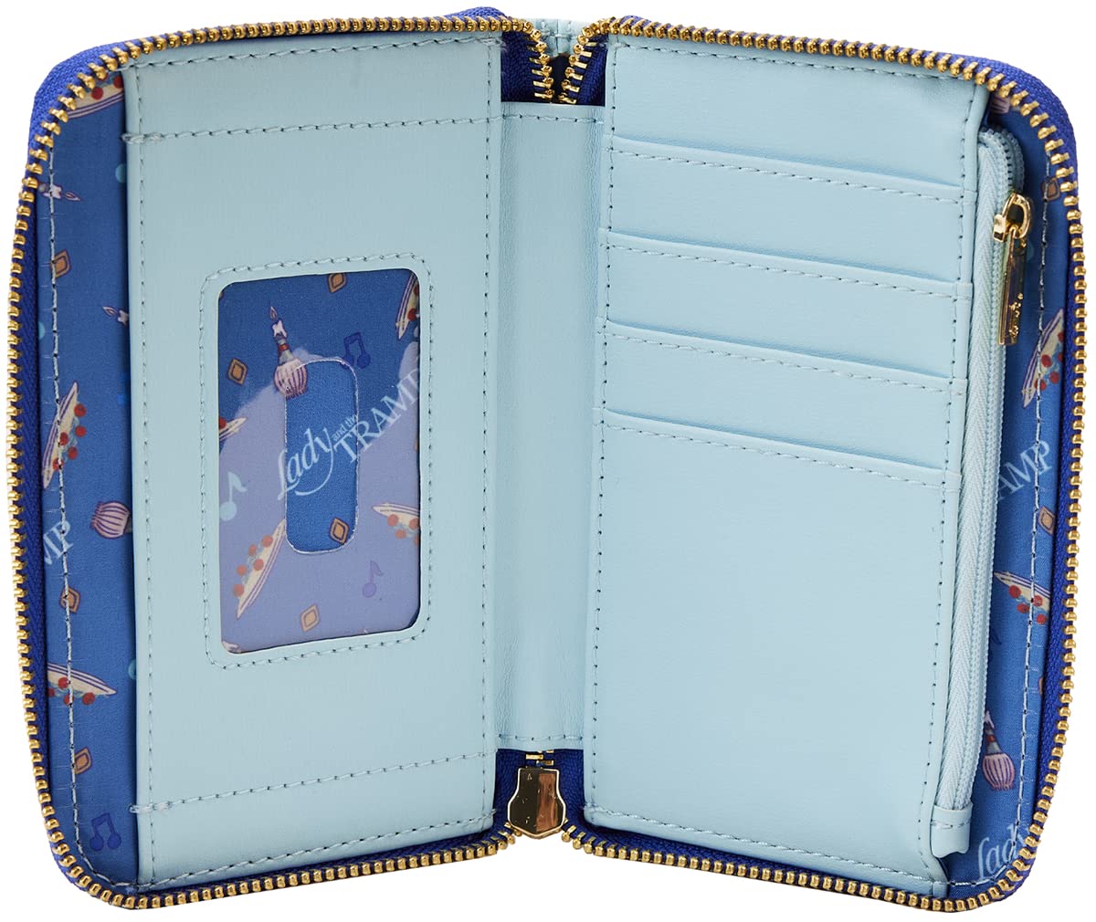 Foto 5 pulgar | Cartera Loungefly La Dama y el Vagabundo con Cierre - Venta Internacional