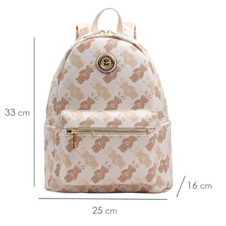 Foto 6 | Bolsa Backpack Van Gogh Bear Vgbbp002be Beige para Mujer