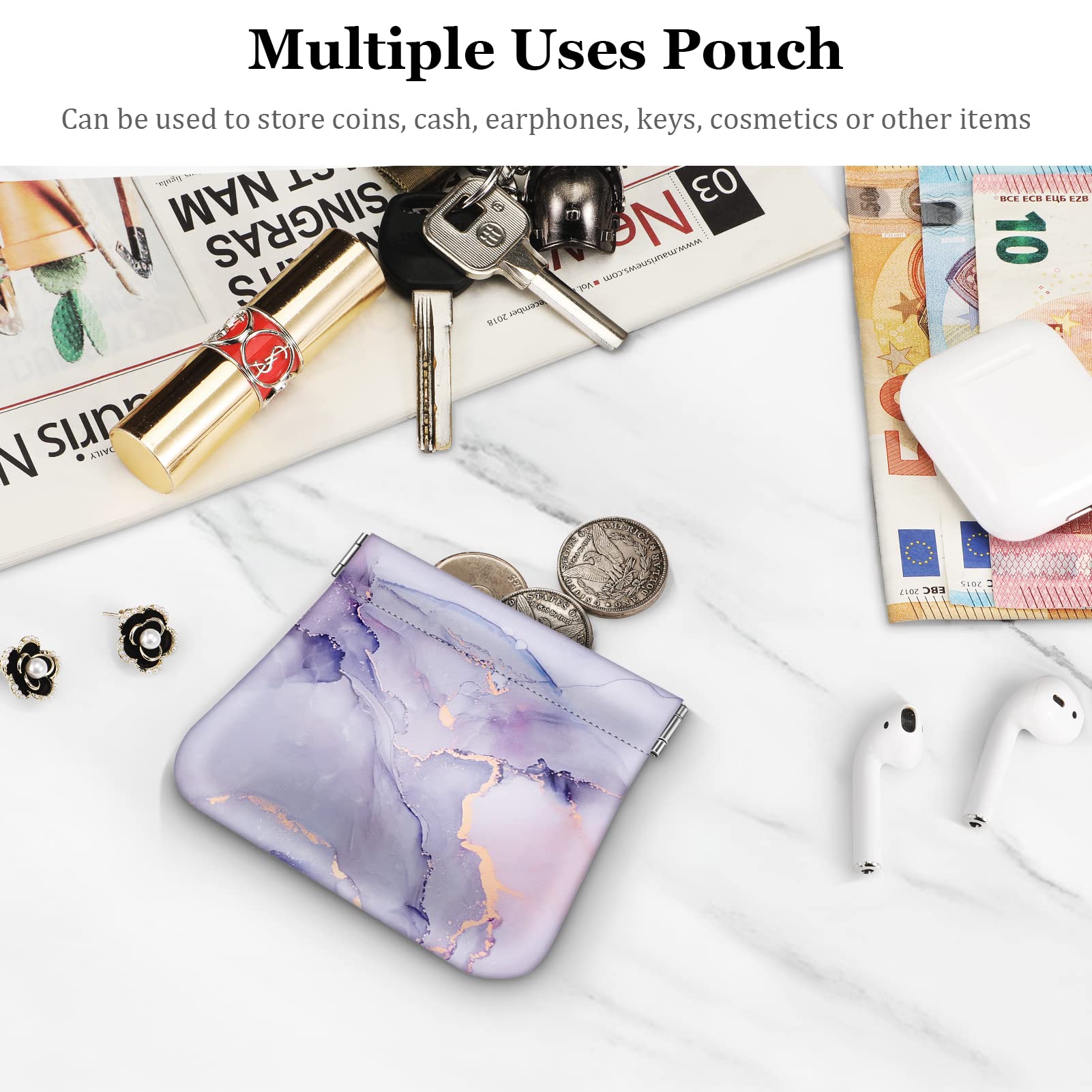 Foto 4 pulgar | Monedero Fintie Squeeze Lila para Mujer - Venta Internacional
