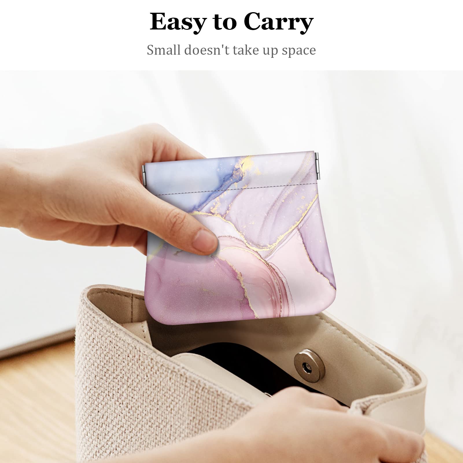 Foto 6 pulgar | Monedero Fintie Squeeze Rosa para Mujer - Venta Internacional
