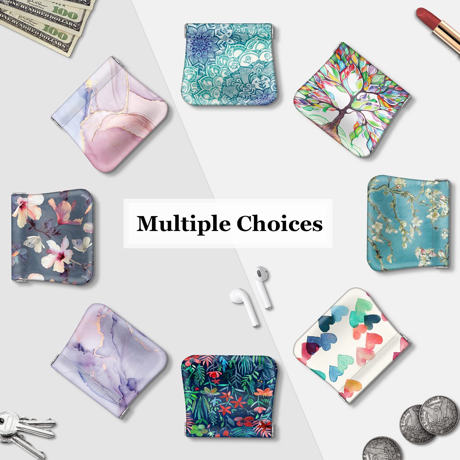 Foto 7 pulgar | Monedero Fintie Squeeze Rosa para Mujer - Venta Internacional