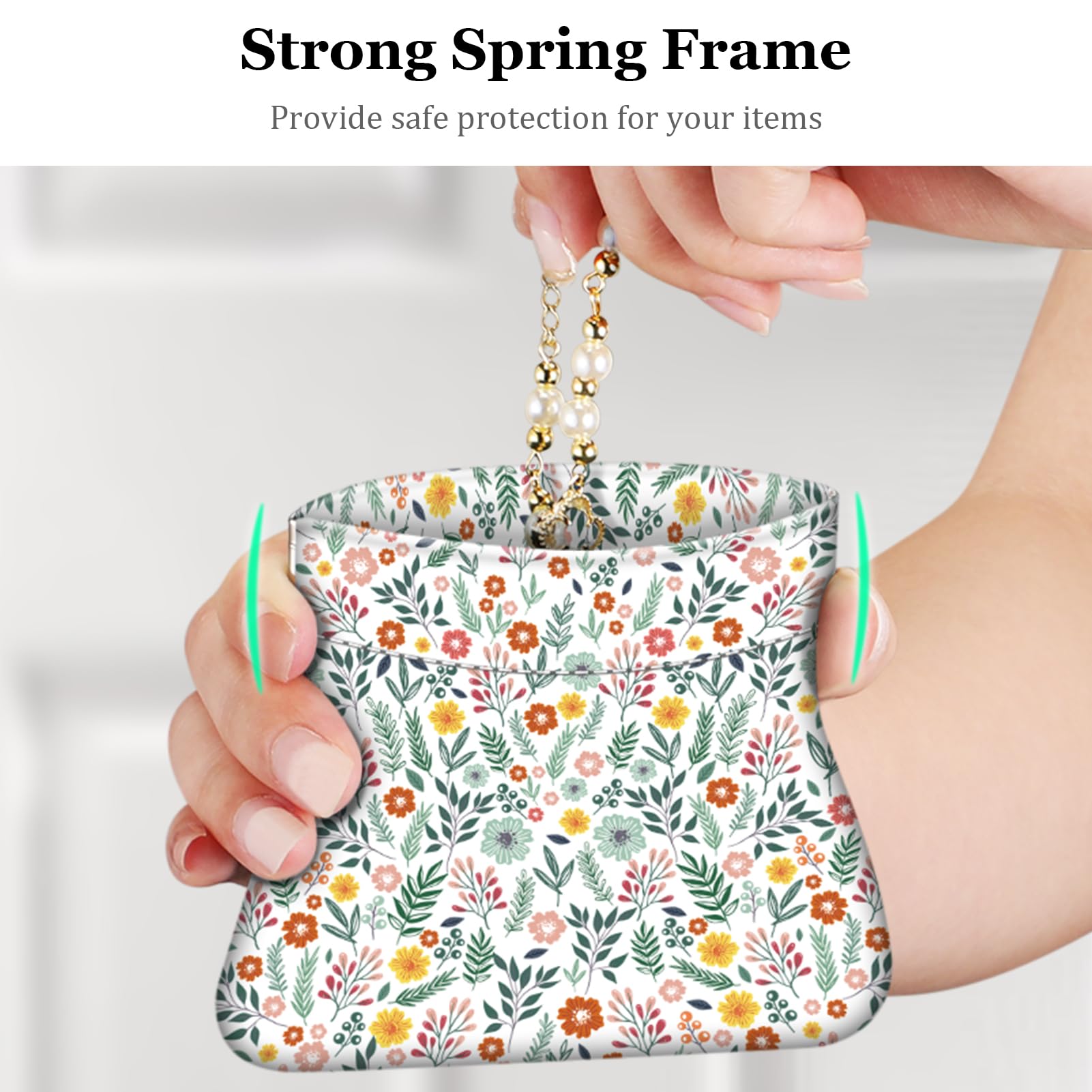 Foto 2 | Monedero Fintie Squeeze de Piel Sintética para Mujer - Venta Internacional