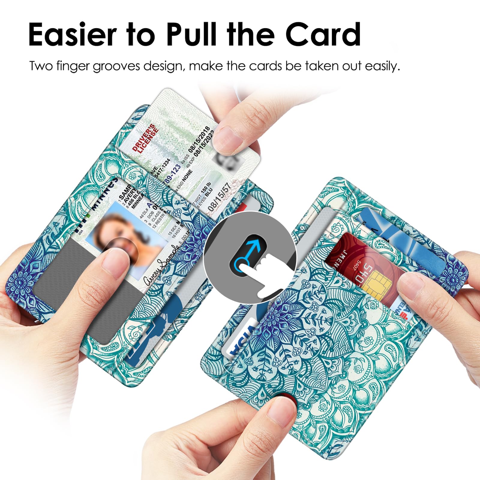 Foto 3 | Tarjetero Fintie Slim con Bloqueo Rfid - Venta Internacional