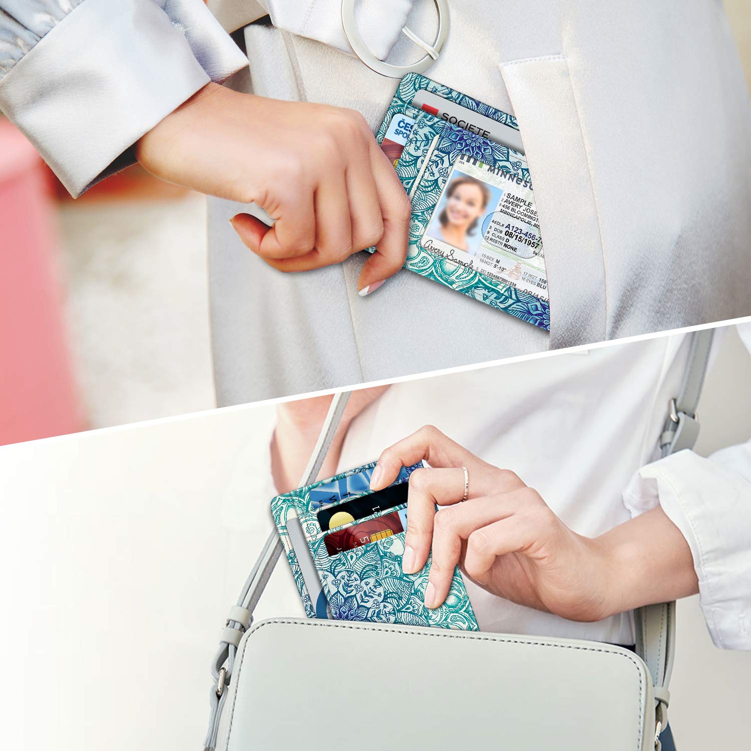 Foto 6 | Tarjetero Fintie Slim con Bloqueo Rfid - Venta Internacional