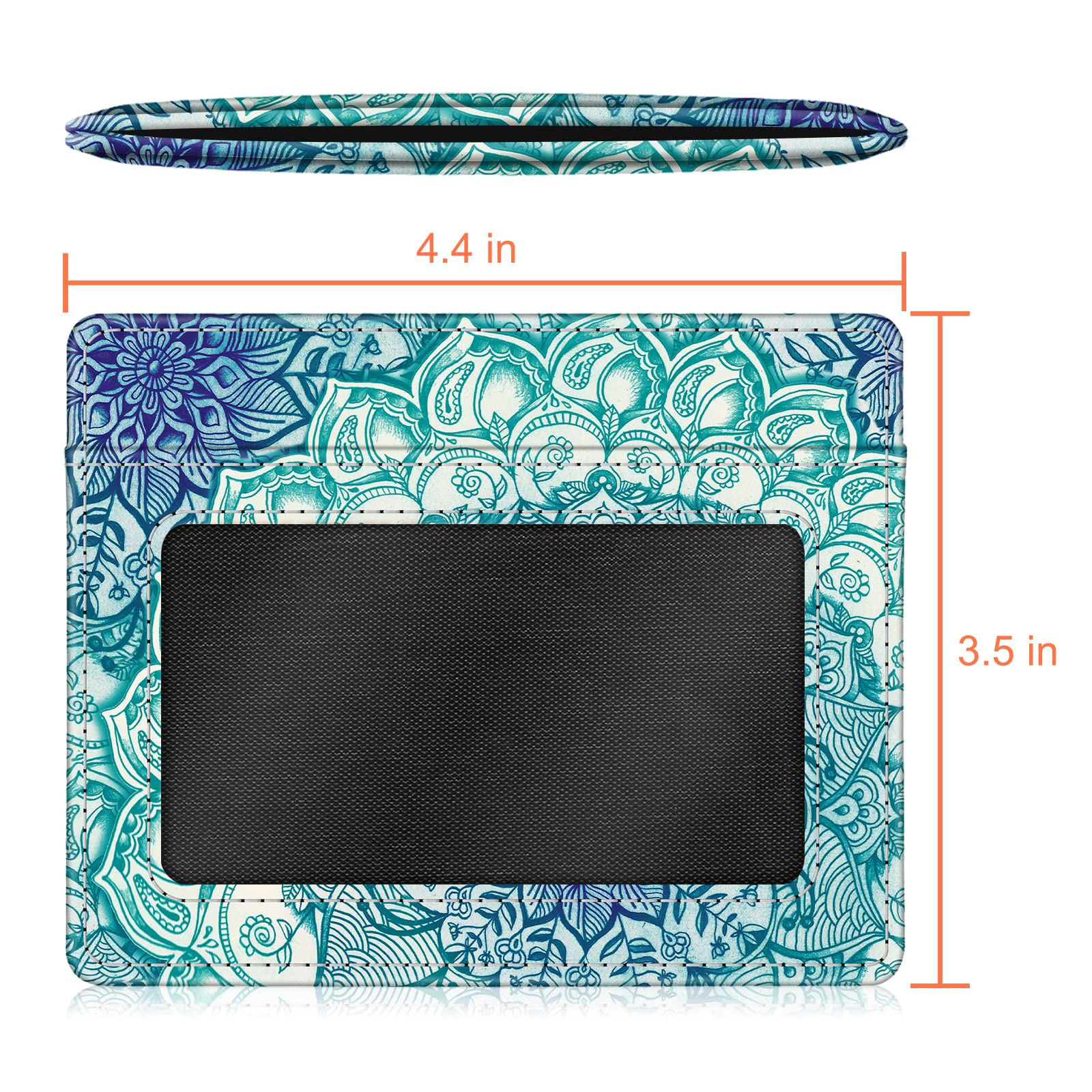 Foto 7 pulgar | Tarjetero Fintie Slim Minimalista de Piel con Bloqueo Rfid - Venta Internacional