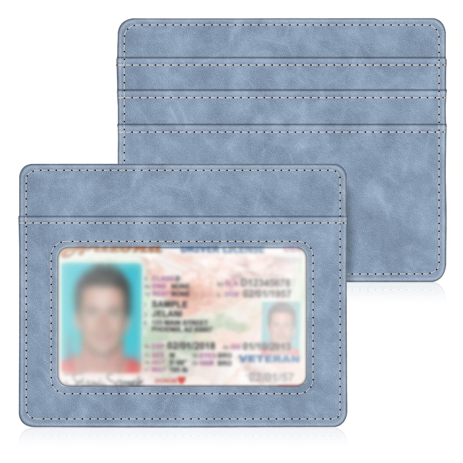 Foto 2 pulgar | Tarjetero Fintie Slim Minimalista De Piel Con Bloqueo Rfid - Venta Internacional