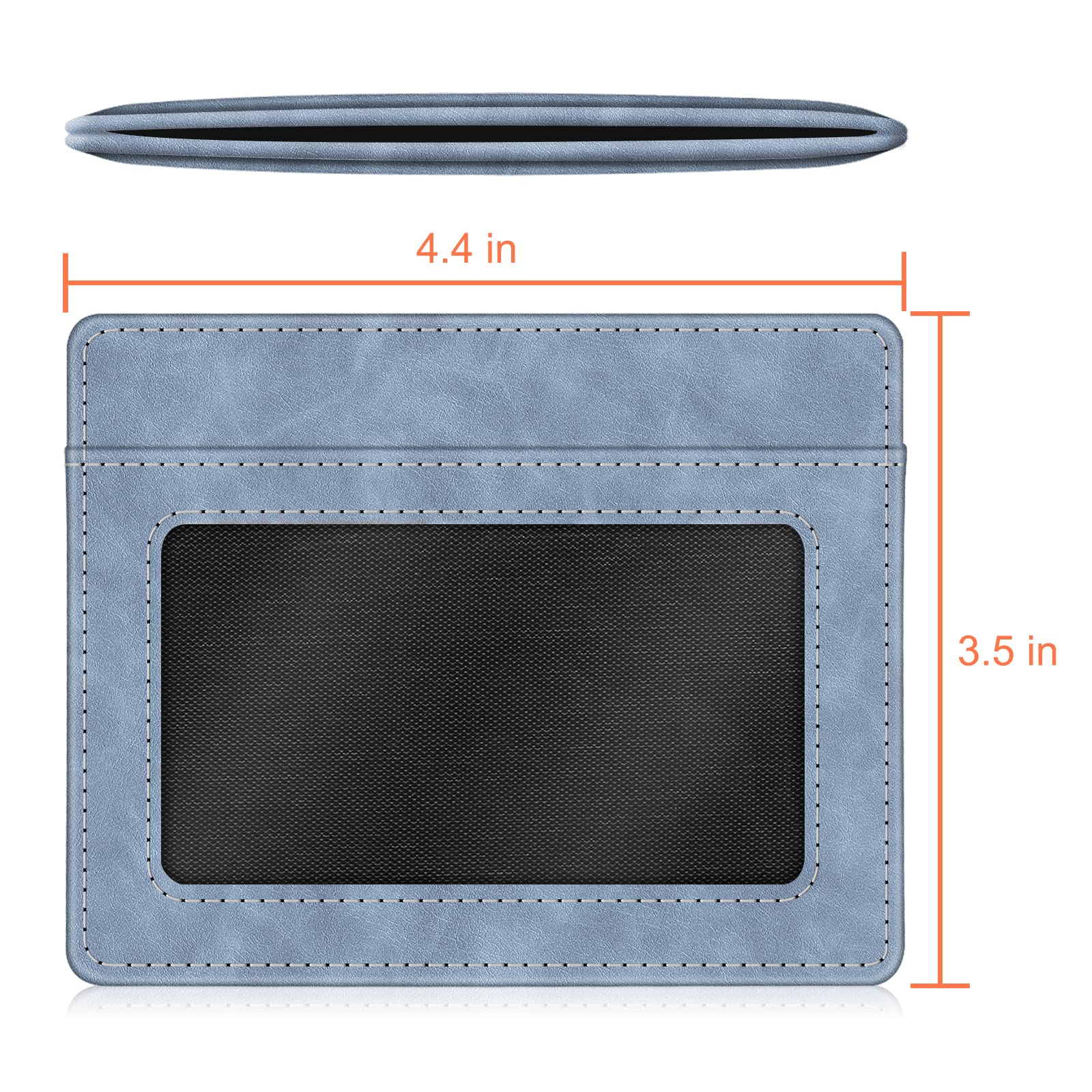 Foto 7 pulgar | Tarjetero Fintie Slim Minimalista De Piel Con Bloqueo Rfid - Venta Internacional