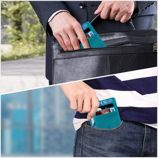 Foto 6 | Tarjetero Fintie Slim Minimalista De Piel Con Bloqueo Rfid - Venta Internacional