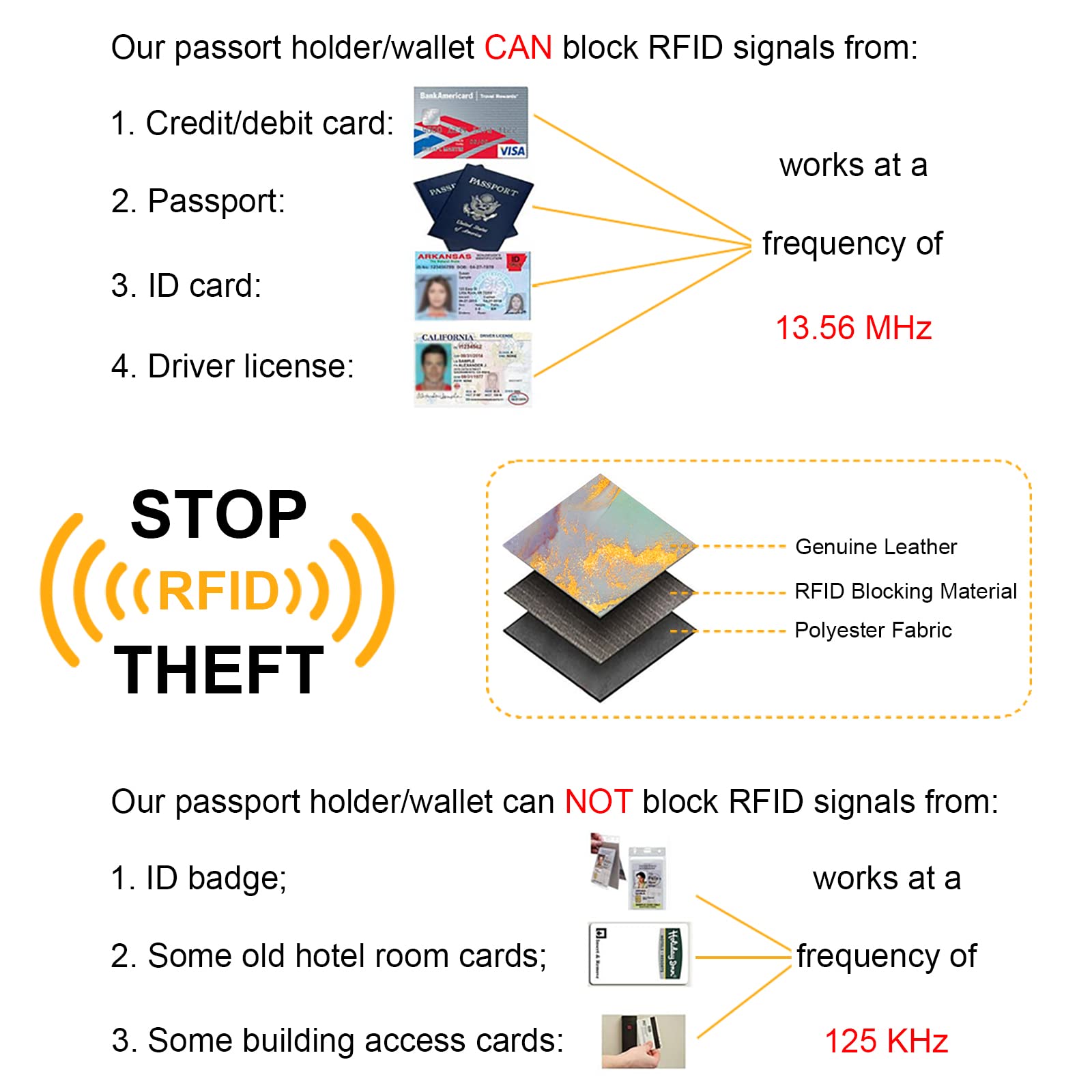 Foto 5 | Tarjetero Fintie Slim Minimalista De Piel Con Bloqueo Rfid - Venta Internacional