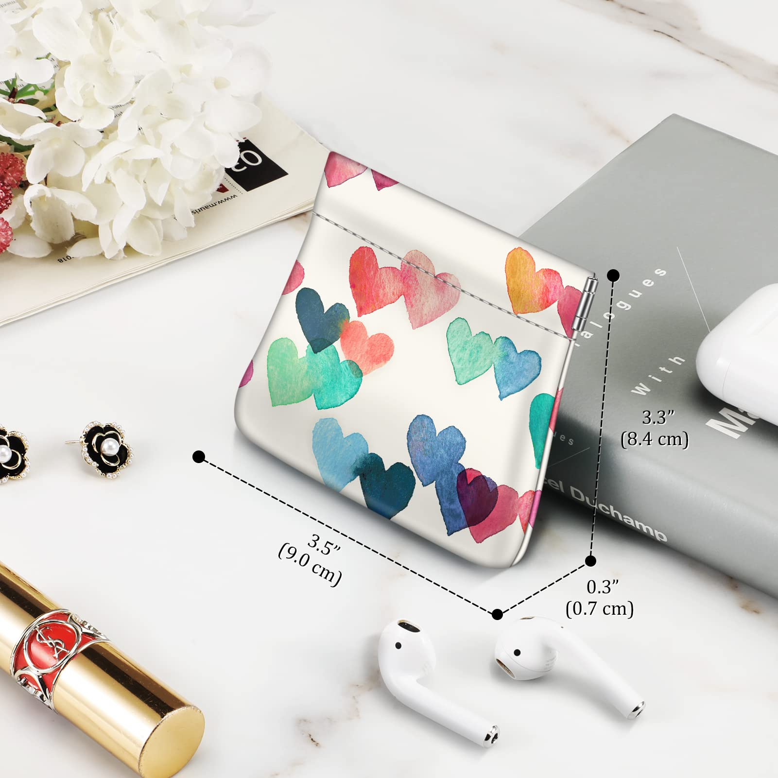 Foto 7 | Monedero Fintie Squeeze de Piel Sintética con Forma De Corazón - Venta Internacional