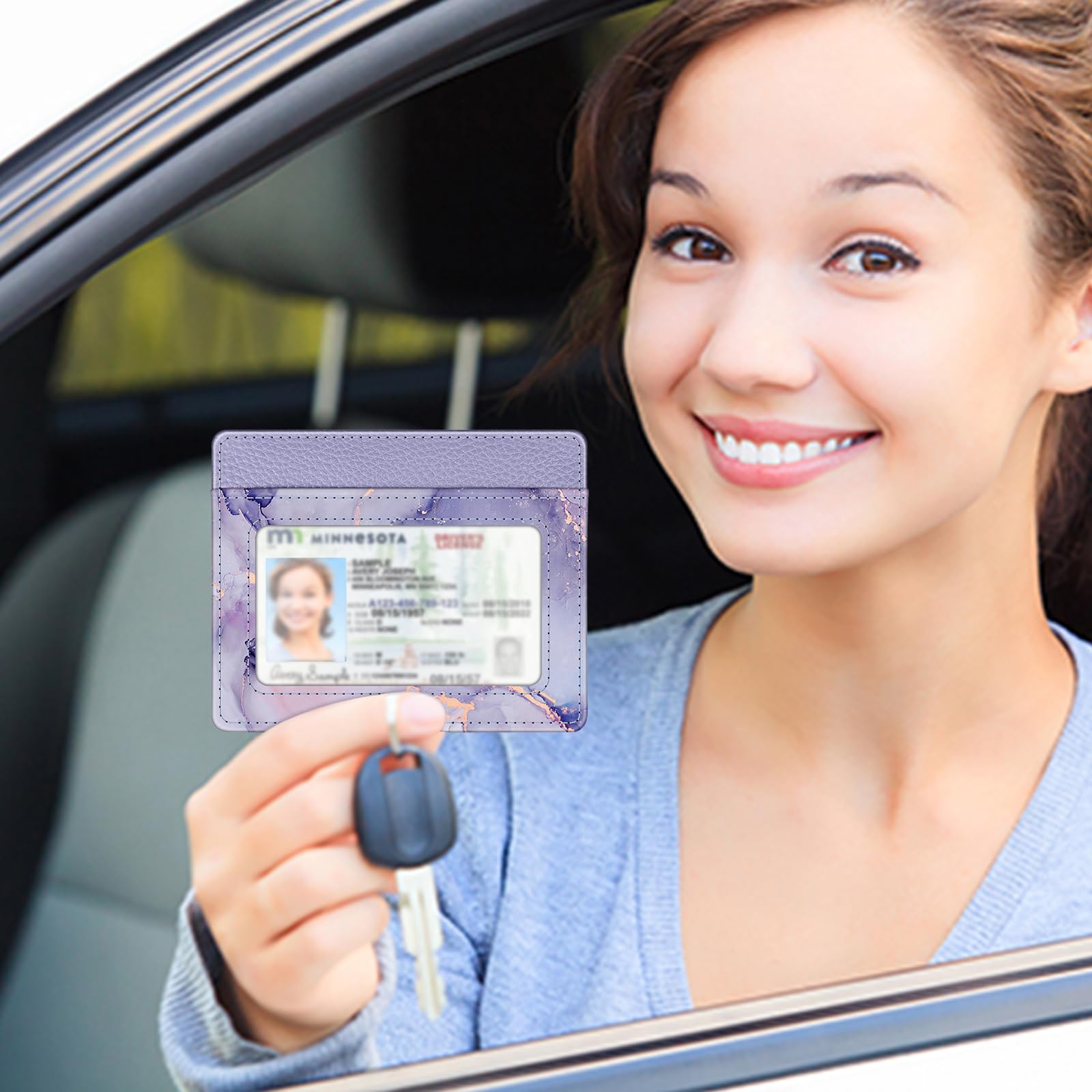 Foto 4 | Tarjetero Fintie Slim con Bloqueo Rfid - Venta Internacional