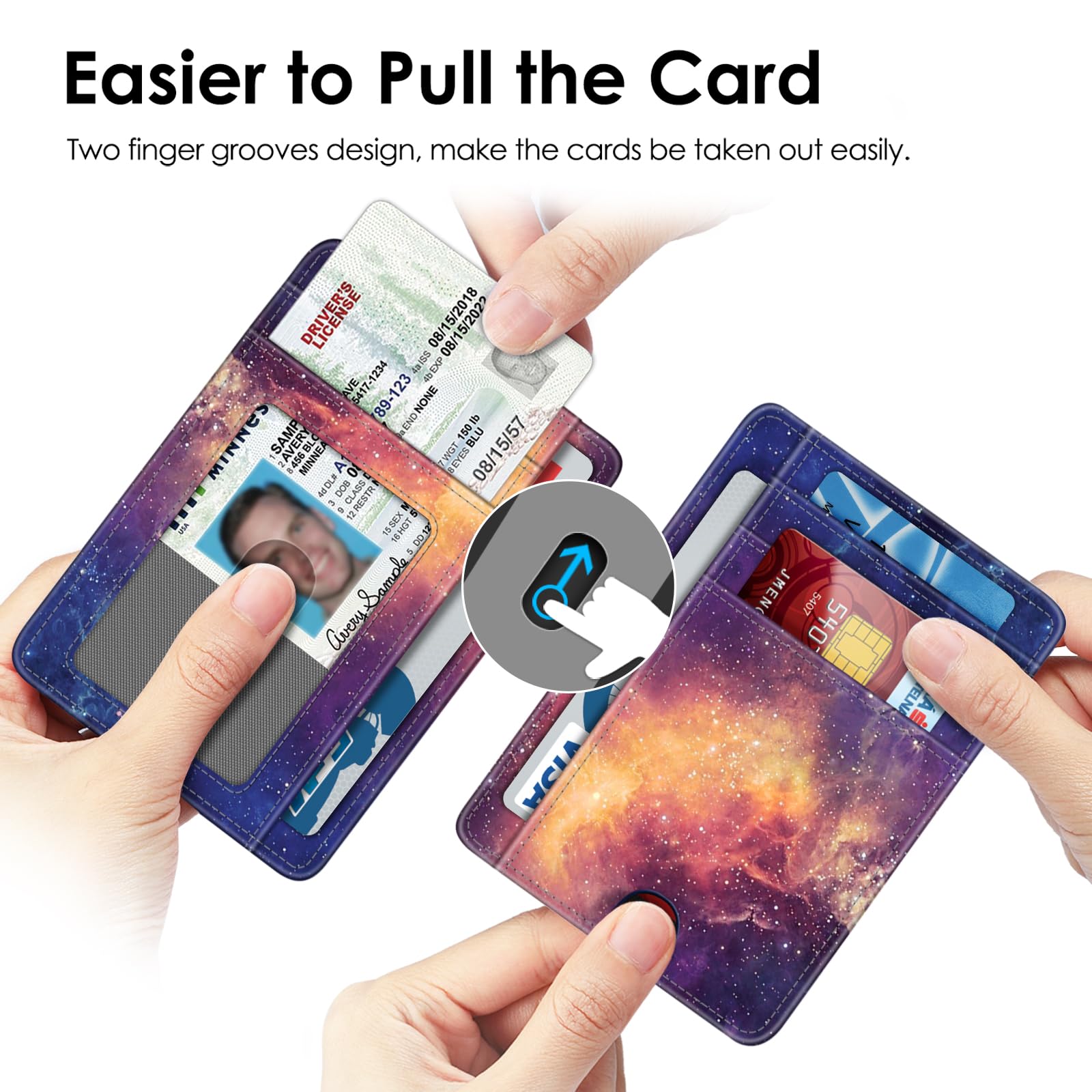 Foto 2 | Tarjetero Fintie Slim con Bloqueo Rfid - Venta Internacional