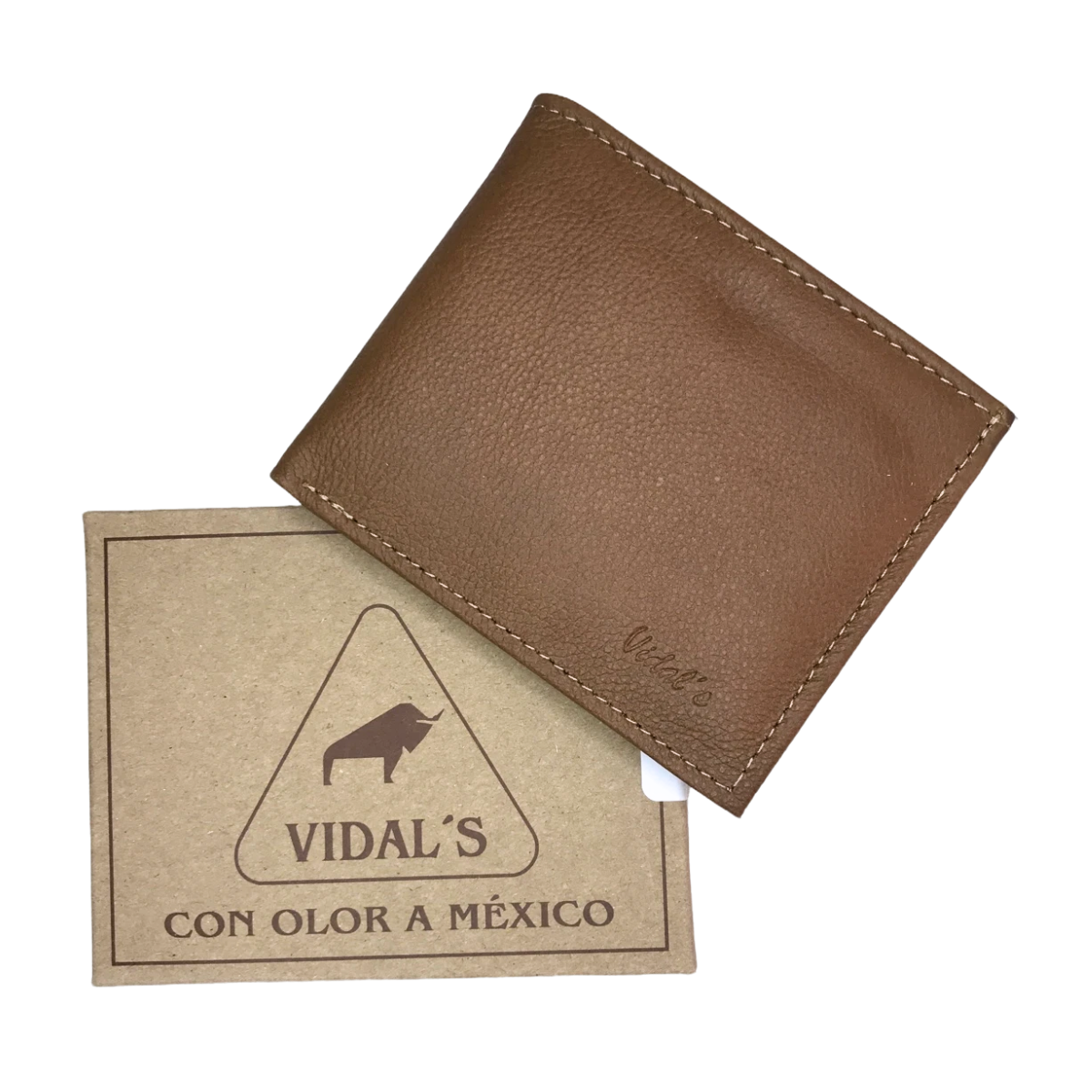 Foto 1 | Cartera Vidal´s 06 Café Claro para Caballero
