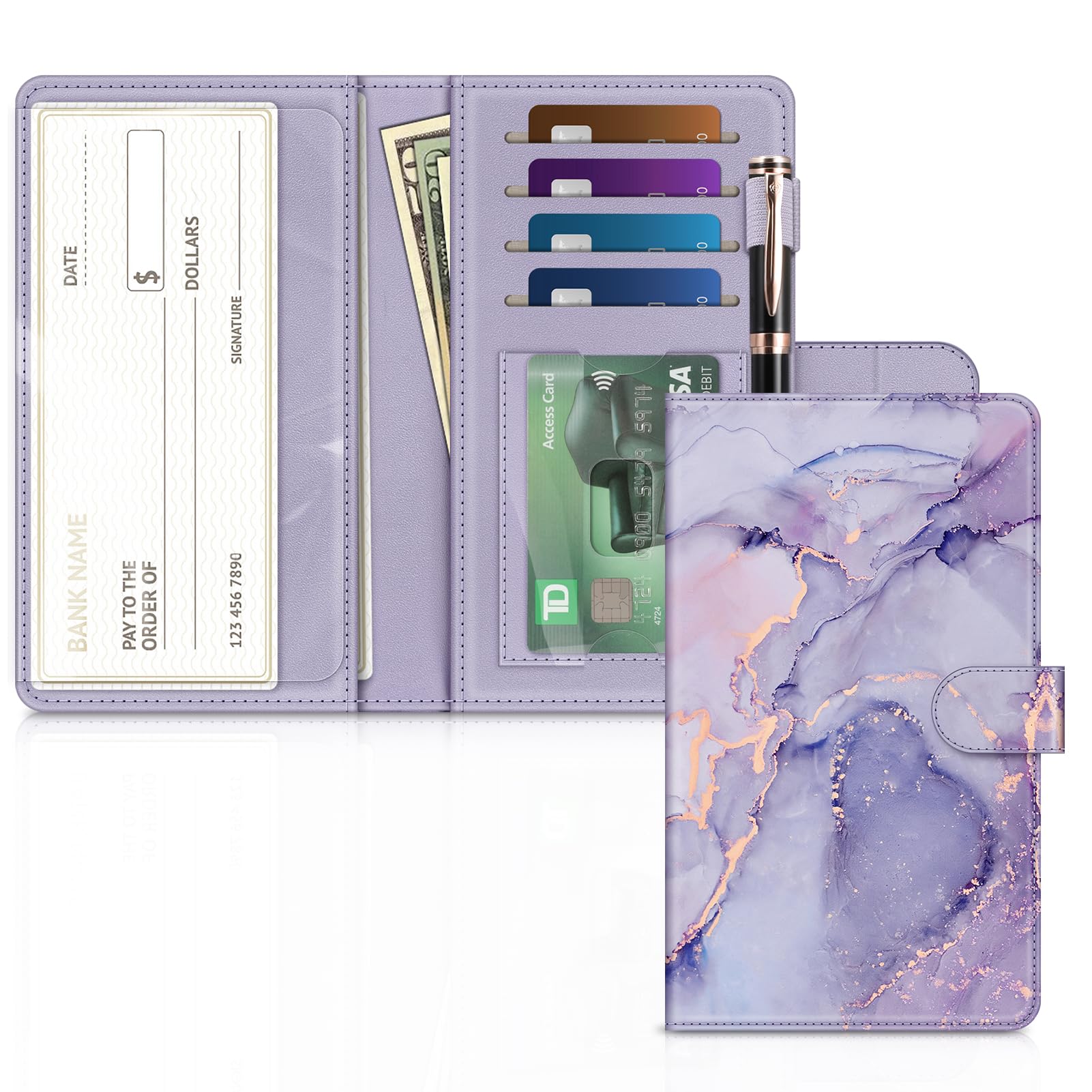 Foto 2 pulgar | Cartera Fintie Lila para Mujer-Venta Internacional