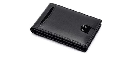 Foto 1 | Cartera Negra RFID con Espacio para Billetes Minimalista para Hombre