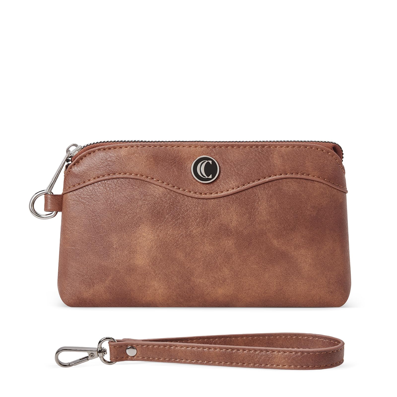Foto 8 pulgar | Cartera De Pulsera Cluci Para Teléfono Móvil De Viaje, Bolso De Piel Para Mujer - Venta Internacional.
