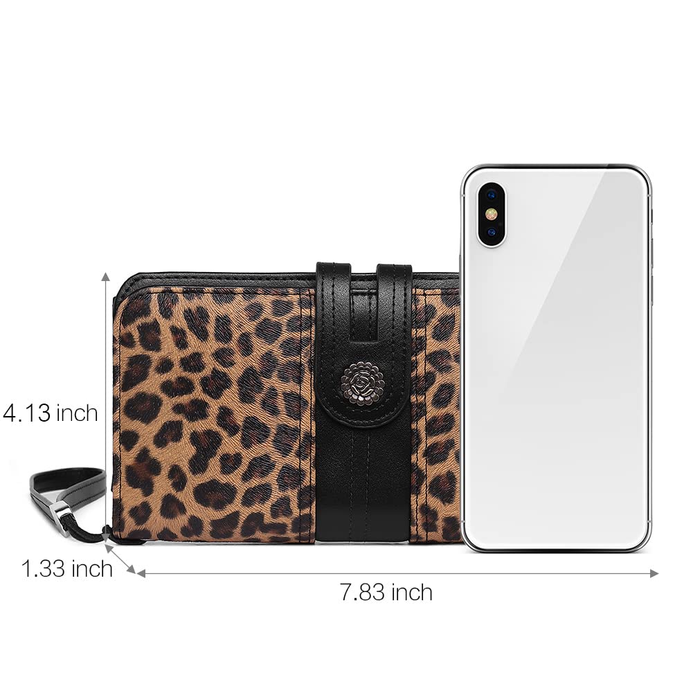 Foto 3 pulgar | Organizador De Tarjetas Wallet Cluci Para Mujer, Tamaño Grande, Piel - Venta Internacional.