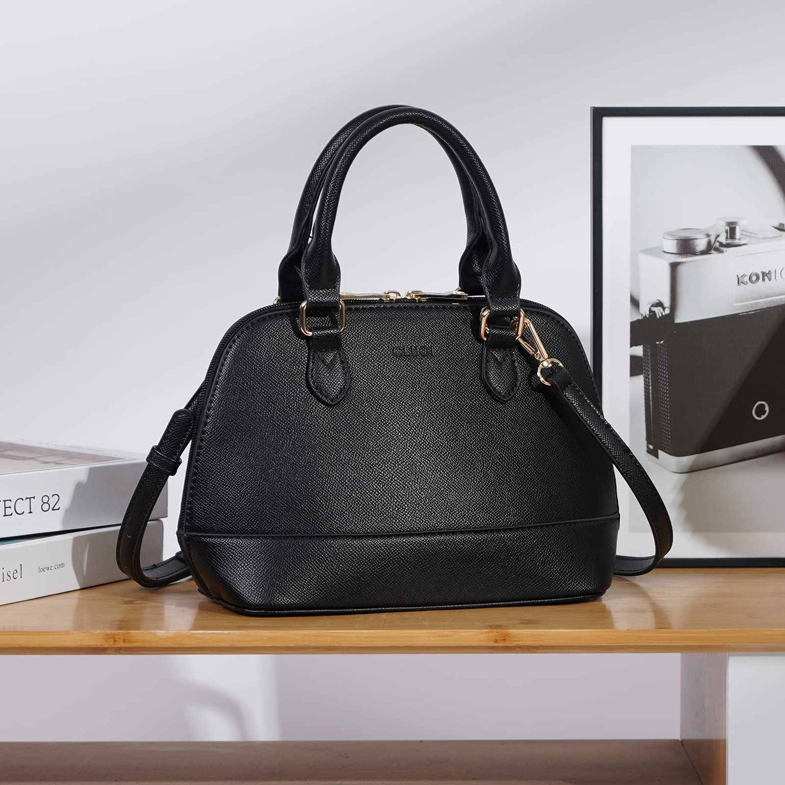 Foto 4 pulgar | Bolso De Mano Cluci, Bandolera Pequeño, De Cuero Vegano, Para Mujer - Venta Internacional.