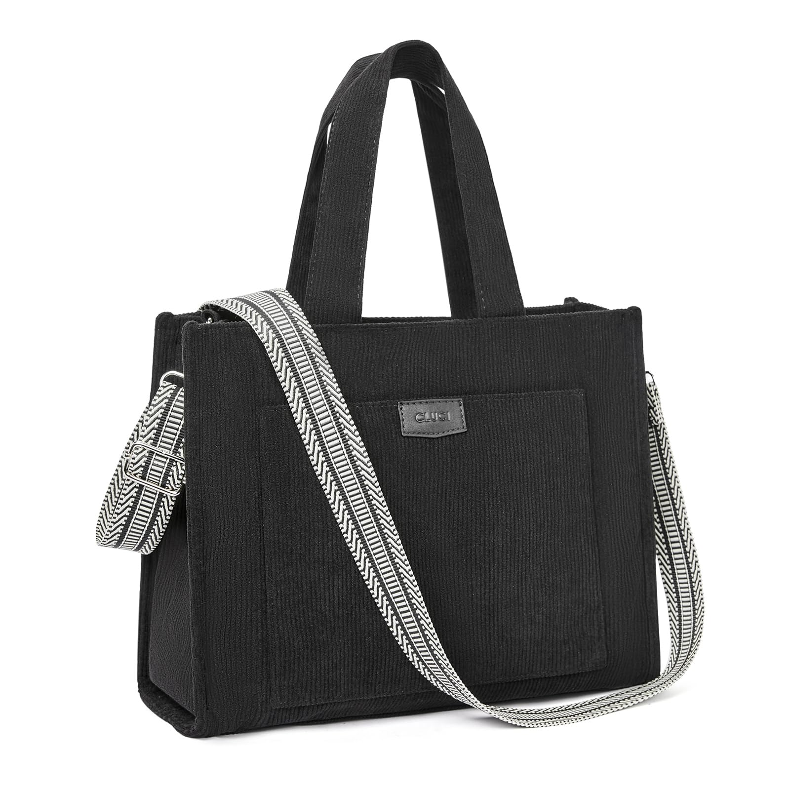 Bolso Cluci De Pana Para Mujer, Moda Casual, Negro - Venta Internacional. $1,046