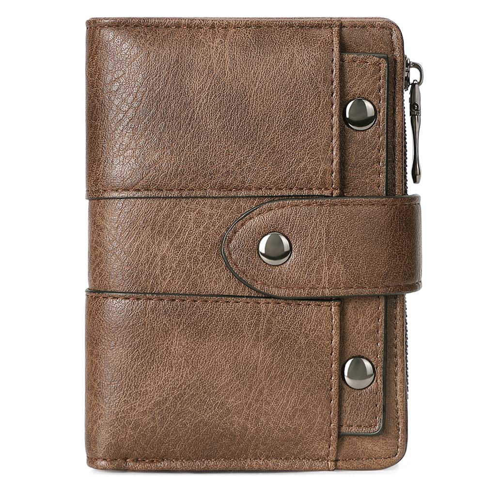 Foto 2 pulgar | Tarjetero Plegable Pequeño De Piel Wallet Cluci Para Mujer - Venta Internacional.