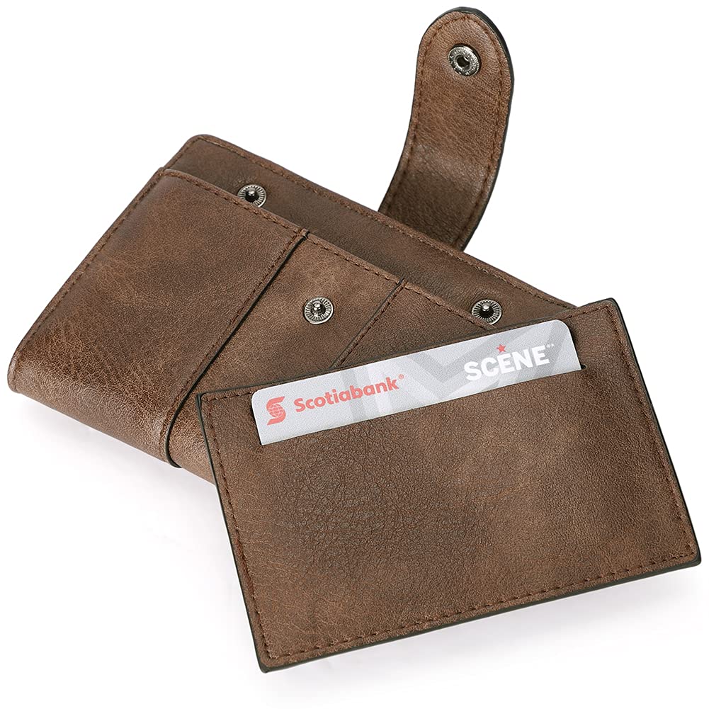 Foto 3 pulgar | Tarjetero Plegable Pequeño De Piel Wallet Cluci Para Mujer - Venta Internacional.