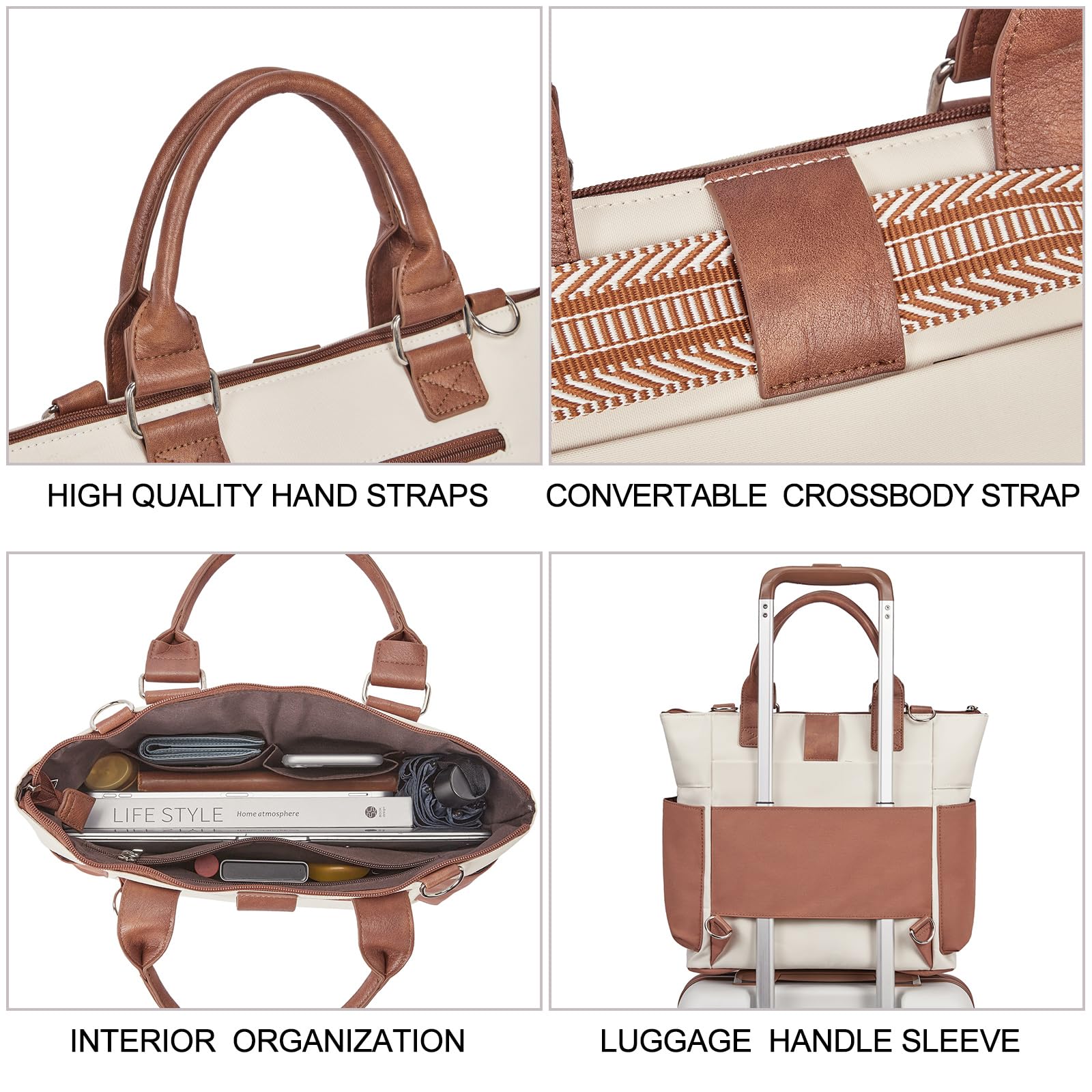 Foto 6 pulgar | Bolsa Cluci Ciuci De Nailon Para Mujer Con Correa Ajustable, 2 Unidades - Venta Internacional.