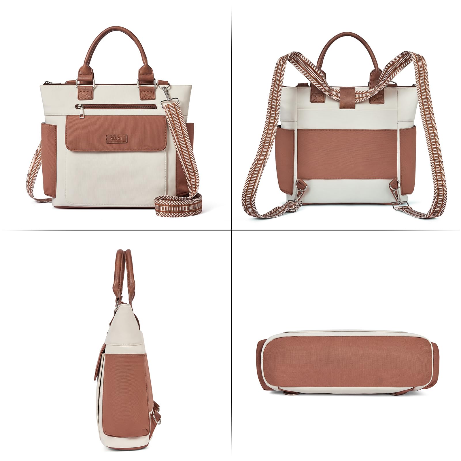 Foto 7 pulgar | Bolsa Cluci Ciuci De Nailon Para Mujer Con Correa Ajustable, 2 Unidades - Venta Internacional.