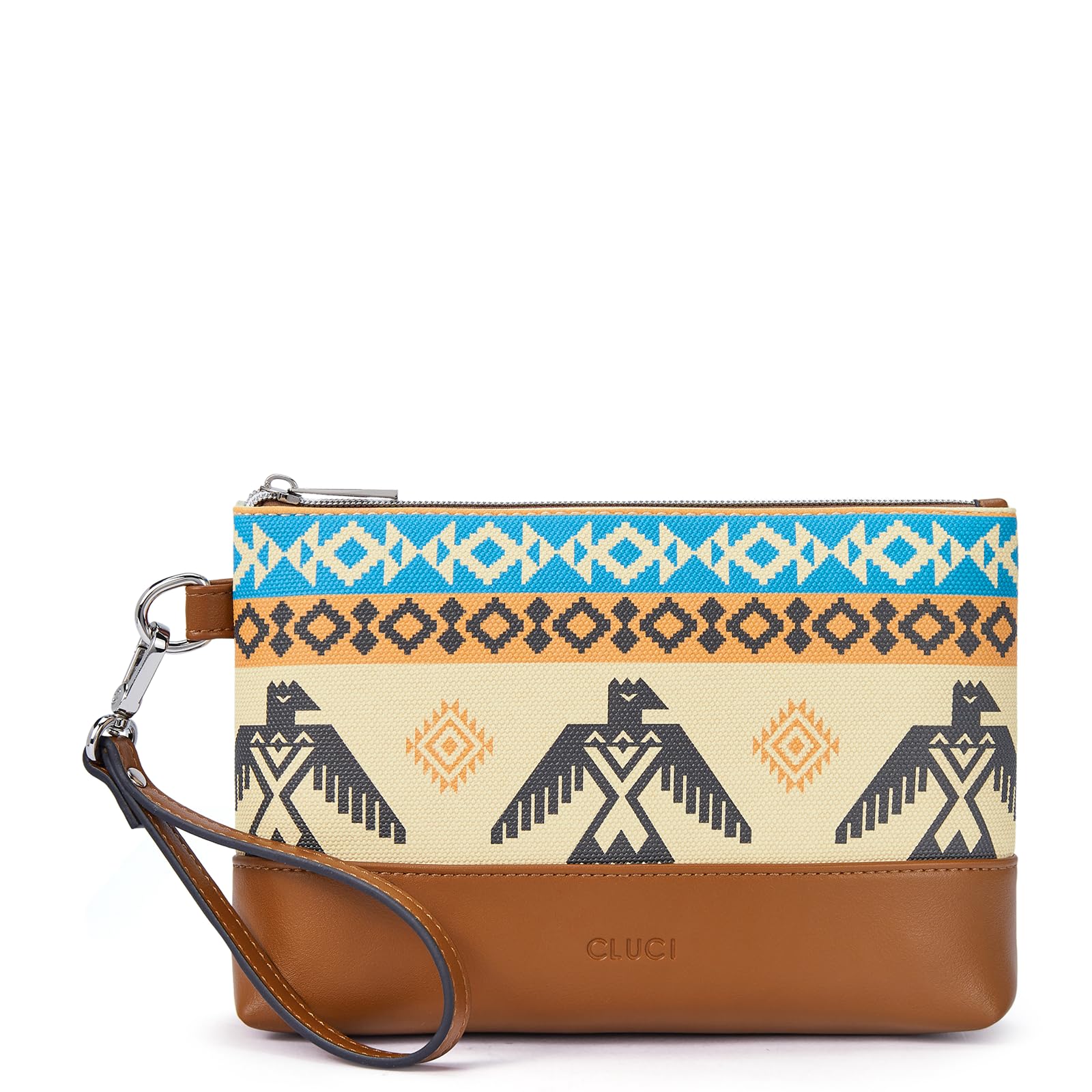 Foto 2 pulgar | Bolso De Mano Wallet Cluci De Piel De Gran Capacidad Para Mujer - Venta Internacional.