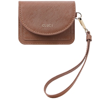Foto 1 | Cartera Cluci Pequeña De Piel Para Mujer Con Bloqueo Rfid, Color Marrón - Venta Internacional.