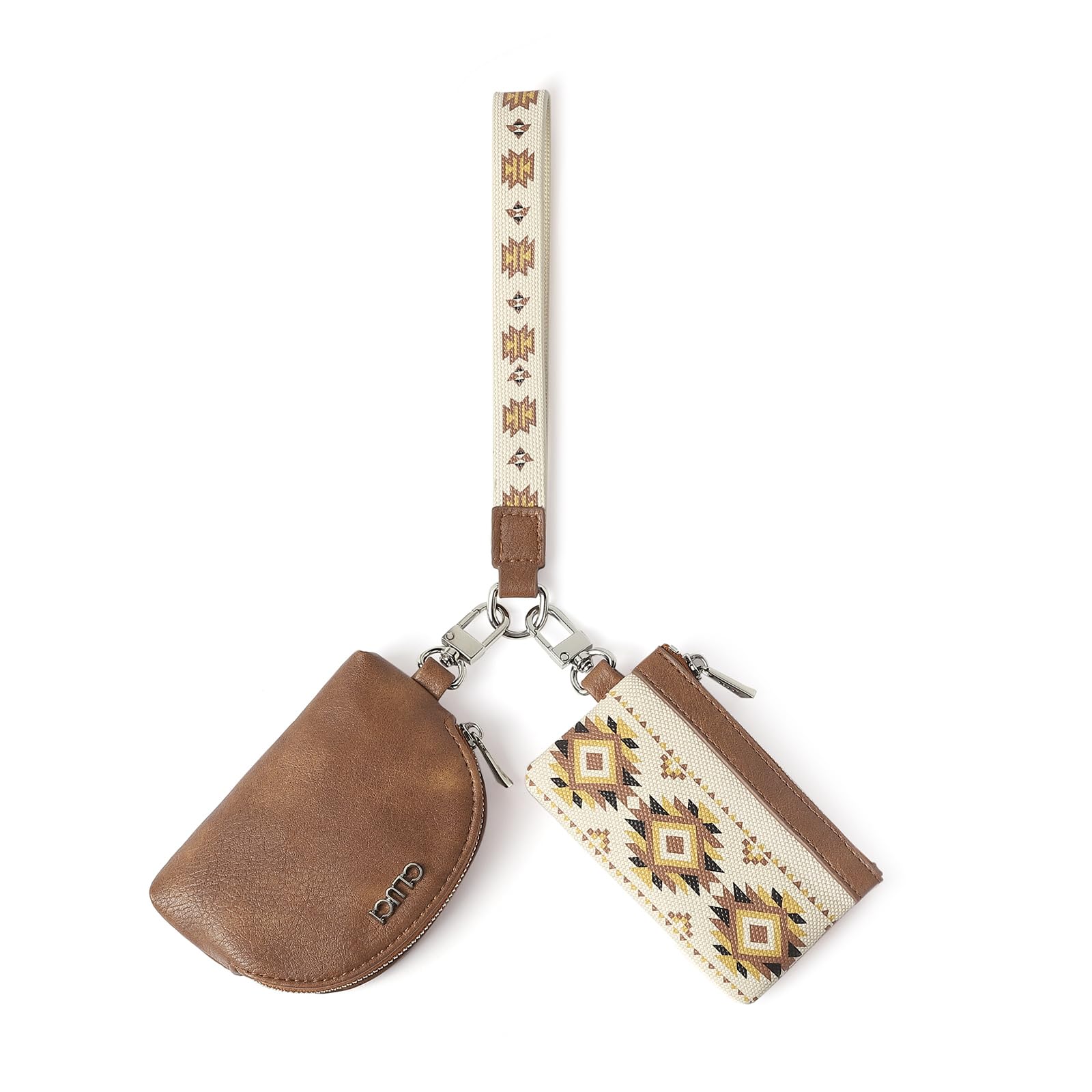 Foto 1 | Cartera De Pulsera Cluci Con Doble Funda Para Mujer Y Llavero - Venta Internacional.