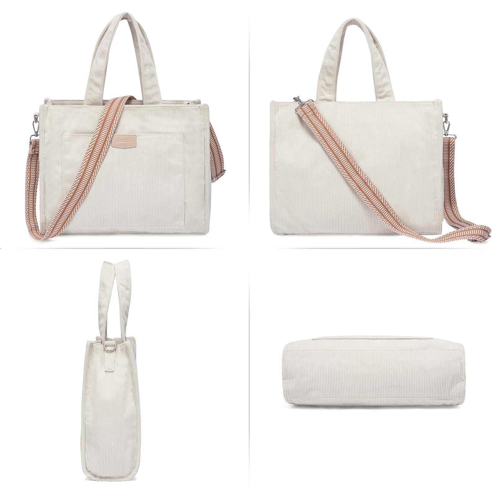 Foto 7 pulgar | Bolso Cluci De Pana Para Mujer, Moda Casual, Negro - Venta Internacional.