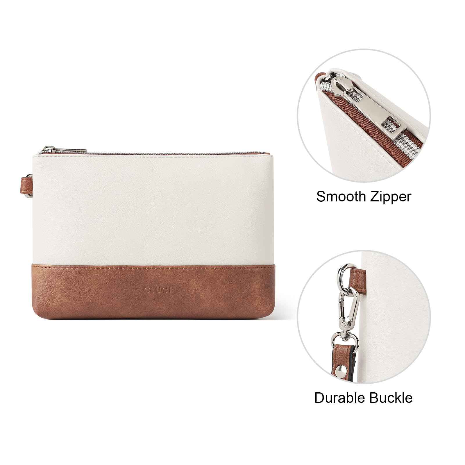 Foto 6 pulgar | Bolso de Mano Wallet Cluci de Piel para Mujer - Venta Internacional