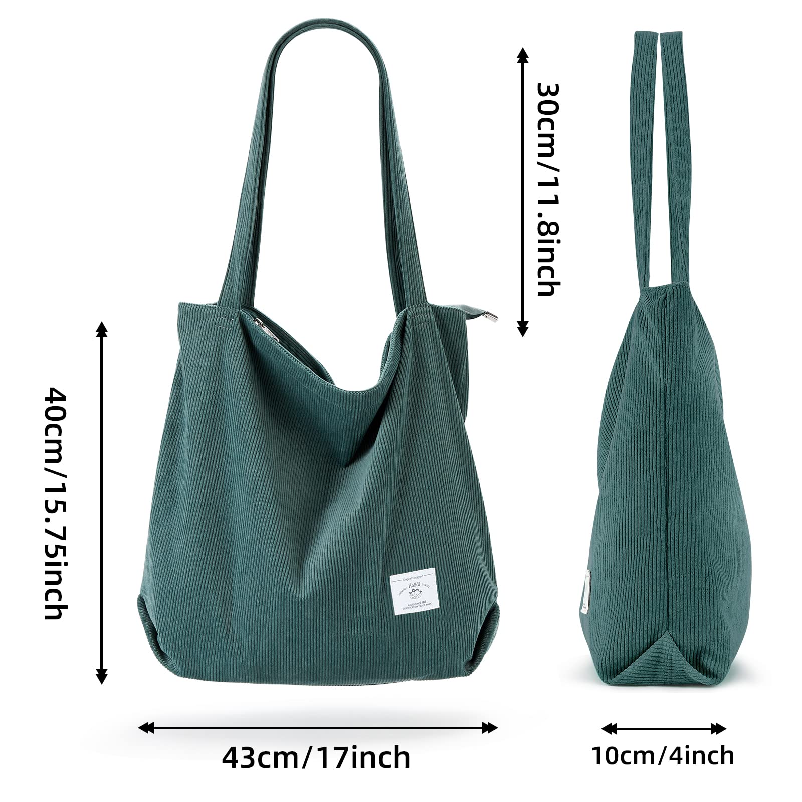 Foto 3 pulgar | Bolso De Mano Kalidi De Pana Para Mujer, De Gran Capacidad, Impermeable - Venta Internacional.