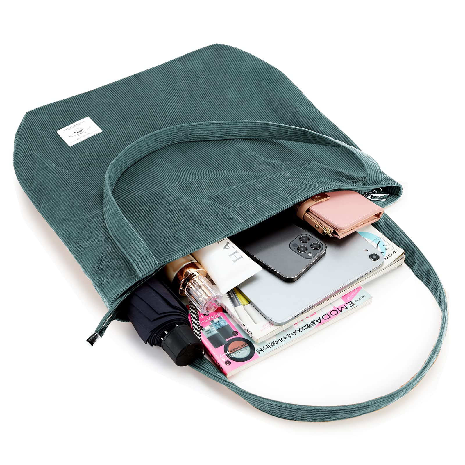 Foto 7 pulgar | Bolso De Mano Kalidi De Pana Para Mujer, De Gran Capacidad, Impermeable - Venta Internacional.